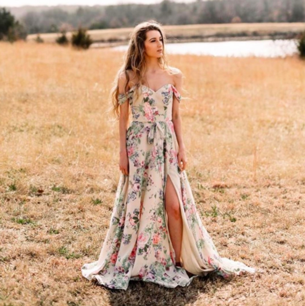 🖤 Stunning Mori Lee boho dress